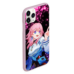 Чехол iPhone 11 Pro матовый Star rail - хонкай, цвет: 3D-розовый — фото 2