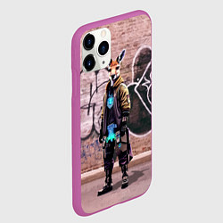 Чехол iPhone 11 Pro матовый Dude kangaroo - Bronx - New York, цвет: 3D-фиолетовый — фото 2