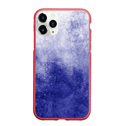 Чехол iPhone 11 Pro матовый Текстура Ocean splash, цвет: 3D-красный