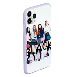 Чехол iPhone 11 Pro матовый Blackpink girls, цвет: 3D-светло-сиреневый — фото 2