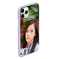 Чехол iPhone 11 Pro матовый Blackpink Jisoo, цвет: 3D-светло-сиреневый — фото 2