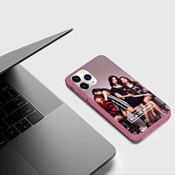 Чехол iPhone 11 Pro матовый Blackpink kpop, цвет: 3D-малиновый — фото 2