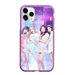 Чехол iPhone 11 Pro матовый Blackpink girl style, цвет: 3D-фиолетовый