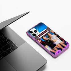 Чехол iPhone 11 Pro матовый Kpop Blackpink, цвет: 3D-фиолетовый — фото 2