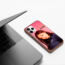 Чехол iPhone 11 Pro матовый Jennie Blackpink kpop, цвет: 3D-коричневый — фото 2