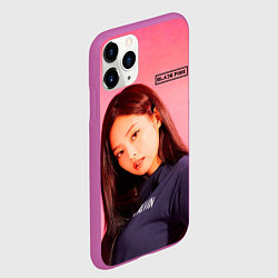 Чехол iPhone 11 Pro матовый Jennie Blackpink kpop, цвет: 3D-фиолетовый — фото 2