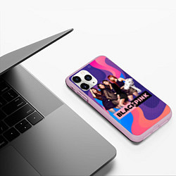 Чехол iPhone 11 Pro матовый K-pop Blackpink girls, цвет: 3D-розовый — фото 2