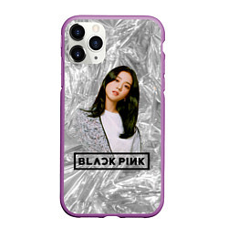 Чехол iPhone 11 Pro матовый Jisoo BlackPink, цвет: 3D-фиолетовый