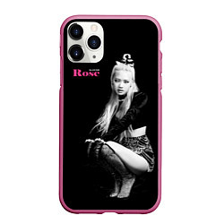 Чехол iPhone 11 Pro матовый Blackpink Rosanna, цвет: 3D-малиновый