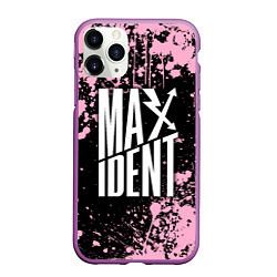 Чехол iPhone 11 Pro матовый Stray kids - pink maxident, цвет: 3D-фиолетовый