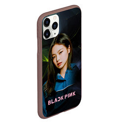 Чехол iPhone 11 Pro матовый Blackpink shut down, цвет: 3D-коричневый — фото 2