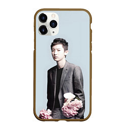 Чехол iPhone 11 Pro матовый Chanyeol, цвет: 3D-коричневый