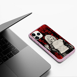 Чехол iPhone 11 Pro матовый Power - Chainsaw Man, цвет: 3D-розовый — фото 2