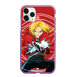 Чехол iPhone 11 Pro матовый Edward magic, цвет: 3D-фиолетовый