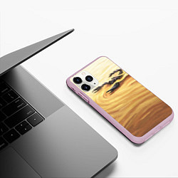 Чехол iPhone 11 Pro матовый Жало скорпиона, цвет: 3D-розовый — фото 2