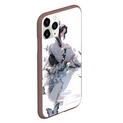 Чехол iPhone 11 Pro матовый Shinubu-tan, цвет: 3D-коричневый — фото 2