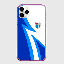 Чехол iPhone 11 Pro матовый Волгоградский ротор - клуб, цвет: 3D-фиолетовый