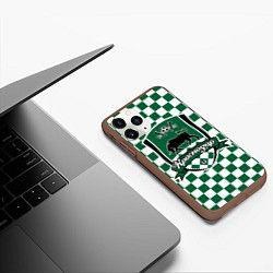 Чехол iPhone 11 Pro матовый Краснодар - Футбольный Клуб, цвет: 3D-коричневый — фото 2