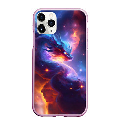 Чехол iPhone 11 Pro матовый Туманность дракона, цвет: 3D-розовый