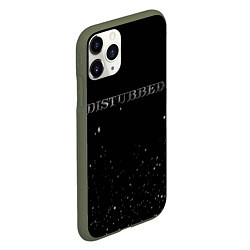 Чехол iPhone 11 Pro матовый Disturbed stars, цвет: 3D-темно-зеленый — фото 2
