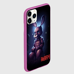 Чехол iPhone 11 Pro матовый Бонни Фнаф, цвет: 3D-фиолетовый — фото 2