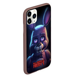 Чехол iPhone 11 Pro матовый Bonnie FNAF, цвет: 3D-коричневый — фото 2