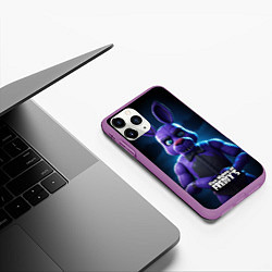 Чехол iPhone 11 Pro матовый Five Nights at Freddys Bonnie, цвет: 3D-фиолетовый — фото 2