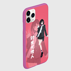 Чехол iPhone 11 Pro матовый Ling Qiao, цвет: 3D-фиолетовый — фото 2