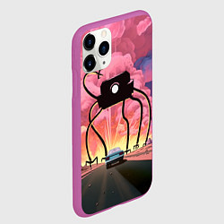 Чехол iPhone 11 Pro матовый Робокалипсис, цвет: 3D-фиолетовый — фото 2