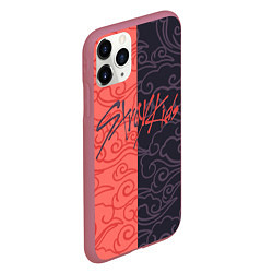 Чехол iPhone 11 Pro матовый Strey Kids x Anime, цвет: 3D-малиновый — фото 2