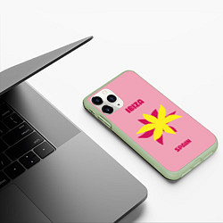 Чехол iPhone 11 Pro матовый Ибица - Испания, цвет: 3D-салатовый — фото 2