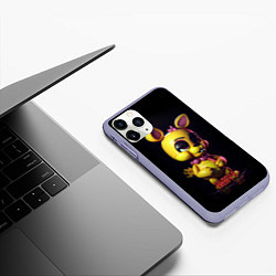 Чехол iPhone 11 Pro матовый Spring Bonnie, цвет: 3D-светло-сиреневый — фото 2