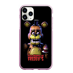 Чехол iPhone 11 Pro матовый Five Nights at Freddy, цвет: 3D-розовый