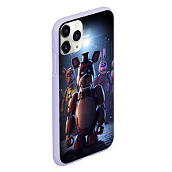 Чехол iPhone 11 Pro матовый Five Nights at Freddy, цвет: 3D-светло-сиреневый — фото 2