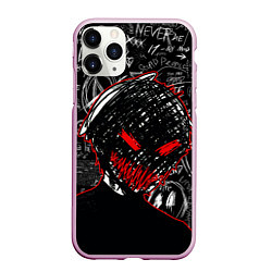 Чехол iPhone 11 Pro матовый Токийский гуль - Dead inside mood, цвет: 3D-розовый