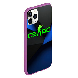 Чехол iPhone 11 Pro матовый CS GO standart abstract, цвет: 3D-фиолетовый — фото 2