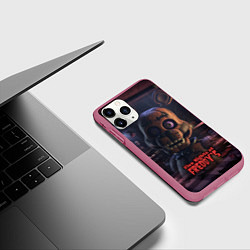 Чехол iPhone 11 Pro матовый Фреди Фнаф, цвет: 3D-малиновый — фото 2