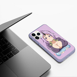Чехол iPhone 11 Pro матовый О моём перерождении в слизь Шион, цвет: 3D-светло-сиреневый — фото 2