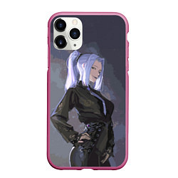 Чехол iPhone 11 Pro матовый Мей Мей - Магическая битва, цвет: 3D-малиновый