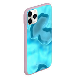 Чехол iPhone 11 Pro матовый Мятые облака, цвет: 3D-розовый — фото 2