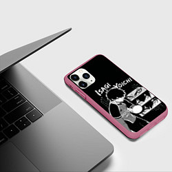 Чехол iPhone 11 Pro матовый Исаги Йоичи - Синяя тюрьма, цвет: 3D-малиновый — фото 2
