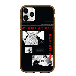 Чехол iPhone 11 Pro матовый Экспозиция - Моя геройская академия, цвет: 3D-коричневый
