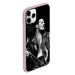 Чехол iPhone 11 Pro матовый Фредди - Квин, цвет: 3D-розовый — фото 2
