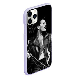 Чехол iPhone 11 Pro матовый Фредди - Квин, цвет: 3D-светло-сиреневый — фото 2