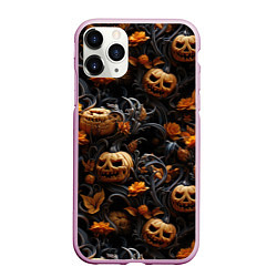 Чехол iPhone 11 Pro матовый Mister Пупкен, цвет: 3D-розовый