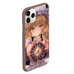 Чехол iPhone 11 Pro матовый Touhou Project Marisa Kirisame, цвет: 3D-коричневый — фото 2