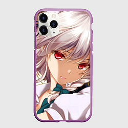 Чехол iPhone 11 Pro матовый Touhou Project Sakuya Izayoi, цвет: 3D-фиолетовый