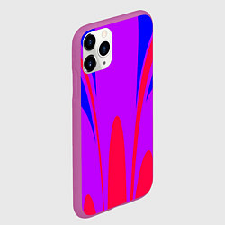 Чехол iPhone 11 Pro матовый Яркий цветной мотив, цвет: 3D-фиолетовый — фото 2