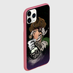 Чехол iPhone 11 Pro матовый Ром и Ливси, цвет: 3D-малиновый — фото 2
