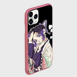 Чехол iPhone 11 Pro матовый Милая Шинобу Кочо, цвет: 3D-малиновый — фото 2